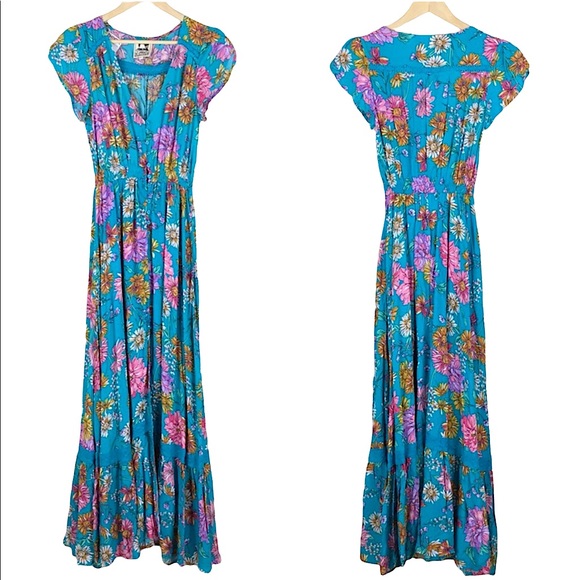 Jaase Carmen Floral Boho Maxi Dress - Picture 4 of 16